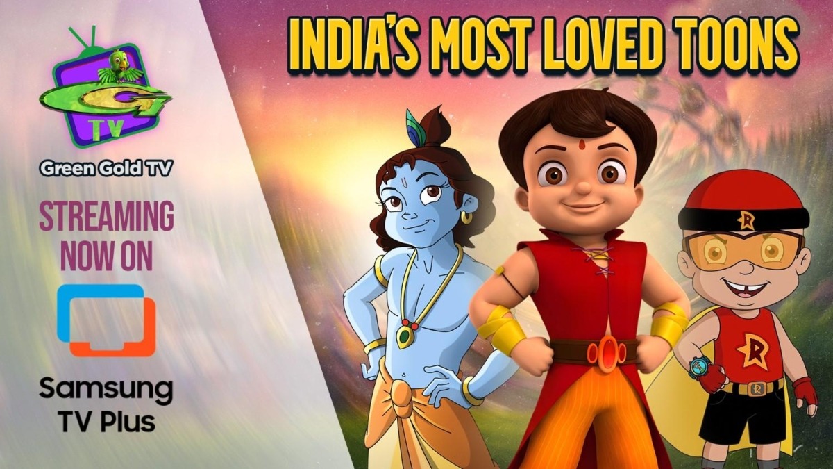 Green Gold Animation Launches a 24/7 FAST Channel on Samsung TV Plus, Putting Indian Kids IP on Connected TV