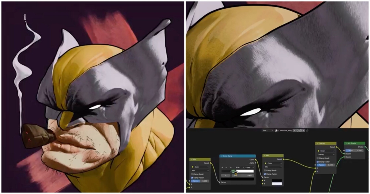 Blender Shader Workflow Delivers Graphic Comic Book Aesthetics in 3D