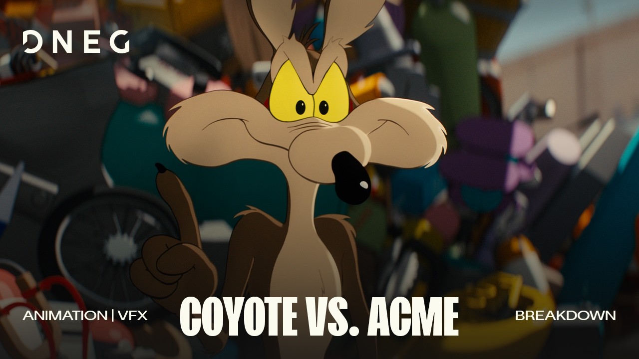 Wile E. Coyote in DNEG animation and VFX breakdown
